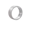 EDGE ONLY 9CT WHITE GOLD FLAT MATT COMFORT FIT RING 8MM A WIDE HEAVY WEIGHT MENS WEDDING BAND WITH A MATTE FIN
