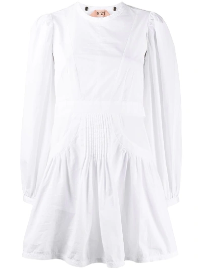 N°21 Cut-out Mini Dress In White