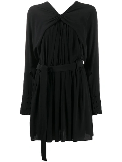 N°21 Belted Mini Dress In Black