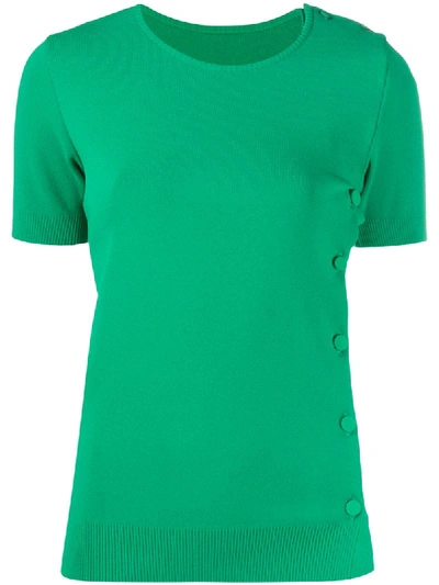 N°21 Gestricktes T-shirt In Green