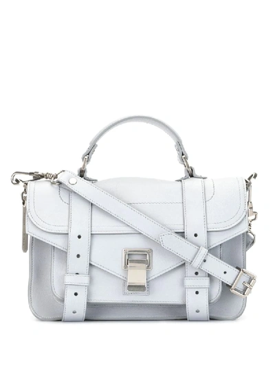 Proenza Schouler Tiny Ps1 Satchel In Grey