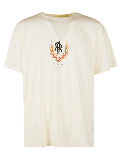 Represent Logo-print T-shirt In Neutrals