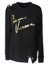 VERSACE DISTRESSED LOGO SWEATSHIRT,11391776