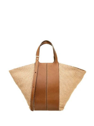 Gianni Chiarini Diletta Medium Bag In Corda/cuoio