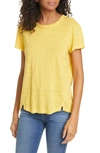 FRAME EASY TRUE ORGANIC LINEN T-SHIRT,LWTS1068