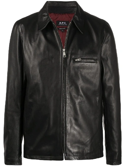 ［kidne］ A.P.C MOTO BLOUSON XS black 26556432?w=400