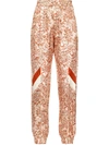 PINKO FLORAL-PRINT TROUSERS