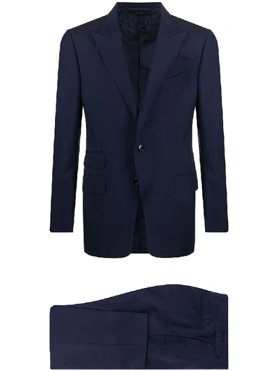 Tom Ford Two-piece Tailored Suit In Blue