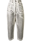 RICK OWENS DRKSHDW MID-RISE CROPPED JEANS
