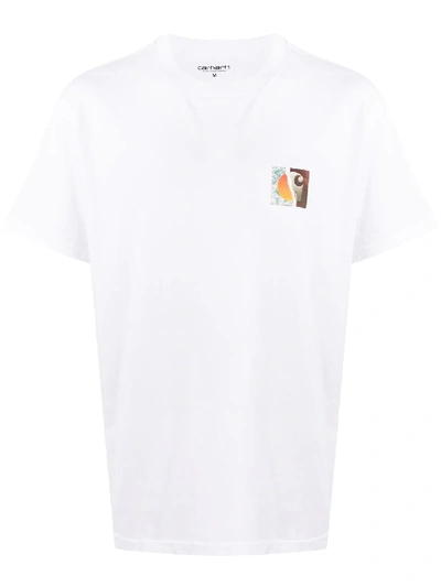 Carhartt Logo Print T-shirt In White
