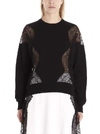 GIVENCHY GIVENCHY LACE PANELED SWEATER