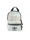 Adidas Originals Holographic Effect Backpack In Silver