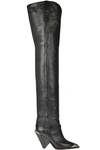 ISABEL MARANT LEATHER OVER THE KNEE BOOTS