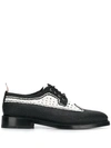 THOM BROWNE SPECTATOR WOVEN BROGUES