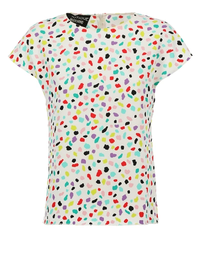 Pre-owned Boutique Moschino Clothing In Multicolor, White