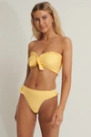 Anika Teller X Na-kd Frill Detail Bikini Bottom Yellow