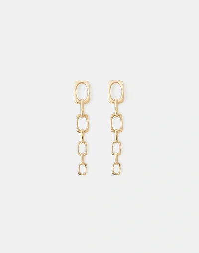 Lafayette 148 Rectangle Link Earring In Yellow