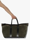 TOM FORD GREEN SUEDE WEEKEND HOLDALL,H0379TLCL03815408792