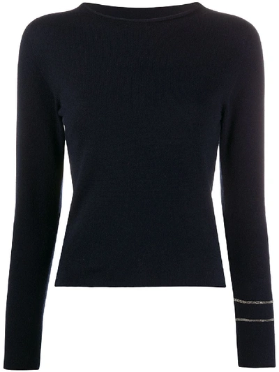 Fabiana Filippi Cashmere Fitted Jumper In Blue