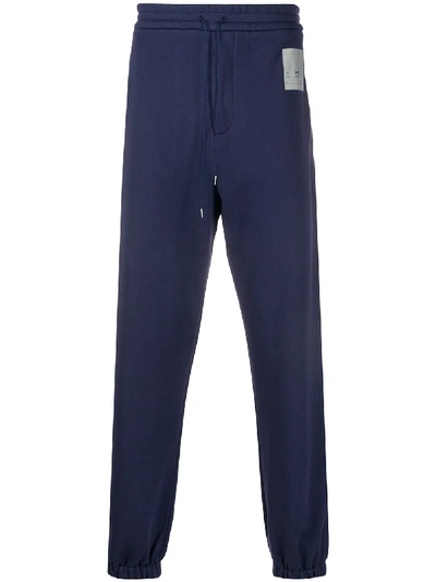 Oamc Tapered-leg Track Trousers In Blue