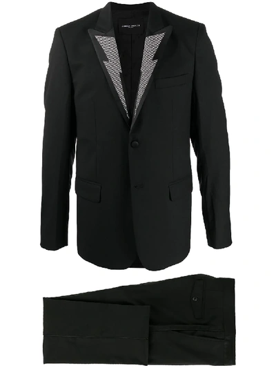 Frankie Morello Two-piece Formal Suit In Black
