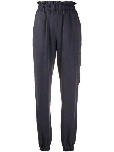 Forte Dei Marmi Couture Straight Leg Track Trousers In Blue