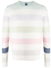 FEDELI CASHMERE BLEND STRIPED JUMPER