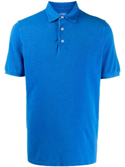 Fedeli Classic Polo Shirt In Blue