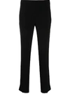 ALBERTO BIANI CROPPED PULL-ON TROUSERS