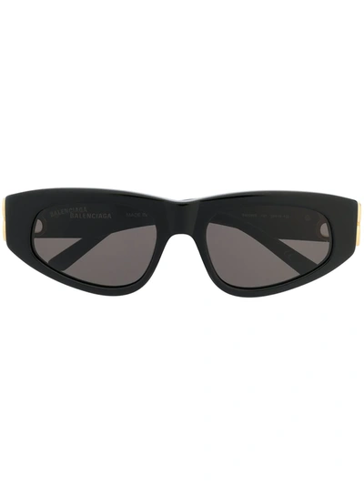 Balenciaga Dynasty D-frame Sunglasses In Black