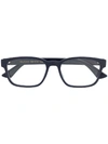 Gucci Rectangular Frame Glasses In Blue