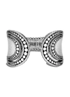 John Hardy Hammered Sterling Silver Dotted Flex Cuff Bracelet