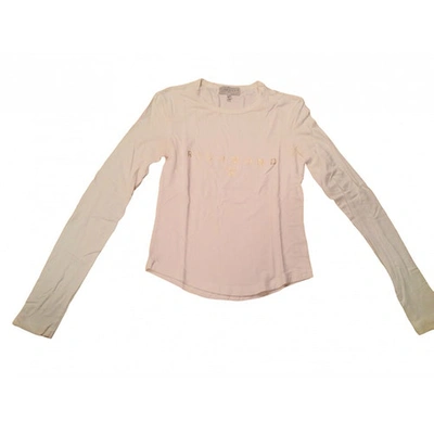 Pre-owned John Richmond White Cotton Top