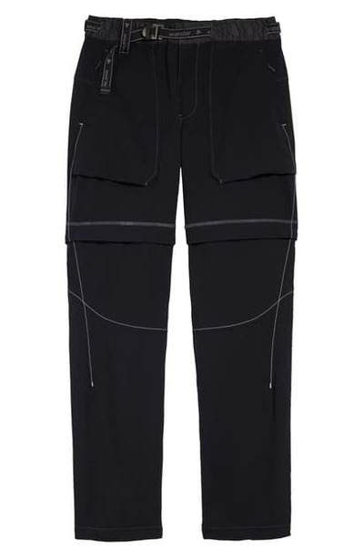 And Wander Schoeller Convertible Zip Pants In Black