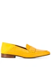L'AUTRE CHOSE EMBOSSED CROCODILE-EFFECT LOAFERS