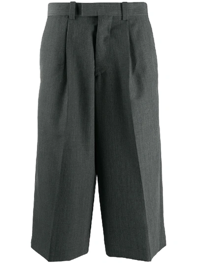 Oamc Cropped Tailored Trousers In Grey