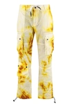 PALM ANGELS TIE-DYE CARGO TROUSERS,PMCF004F19605023 5099