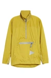 AND WANDER W WEAVE WINDY WATER REPELLENT PACKABLE PULLOVER,AW01-FT056