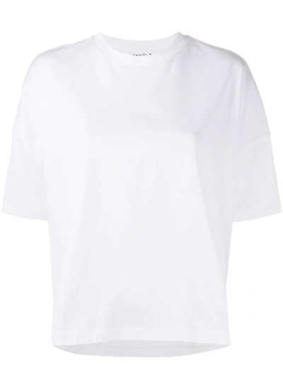 Enföld Side-slit T-shirt In White