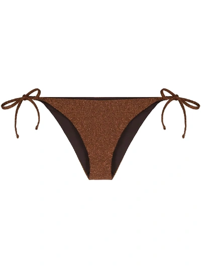 Mc2 Saint Barth Virgo Bikini Bottoms In Brown