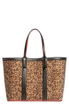 CHRISTIAN LOUBOUTIN CABATA LEOPARD PRINT TOTE,1205210