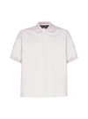 PRADA PRADA MEN'S PINK COTTON POLO SHIRT,UJN6381V3HF0028 L