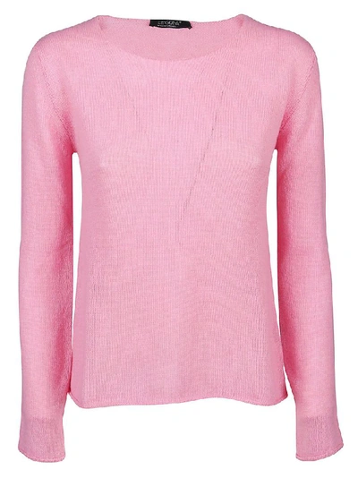 Aragona Women's Pink Cashmere Sweater