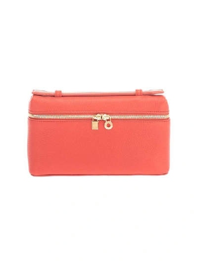 Loro Piana Women's Fai8393l00i Orange Leather Handbag