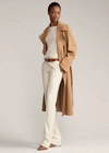 Polo Ralph Lauren Leonarda Cashmere Belted Coat In Camel