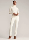 Polo Ralph Lauren Simone Wool-blend Pant In Lux Cream