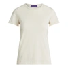 Polo Ralph Lauren Cotton Crewneck T-shirt In Antique Cream