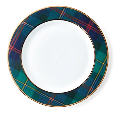 Polo Ralph Lauren Wexford Dinner Plate In Green Plaid