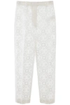 ALEXANDER MCQUEEN ALEXANDER MCQUEEN LACE SHEER TROUSERS