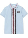 BURBERRY POLOSHIRT MIT MONOGRAMM